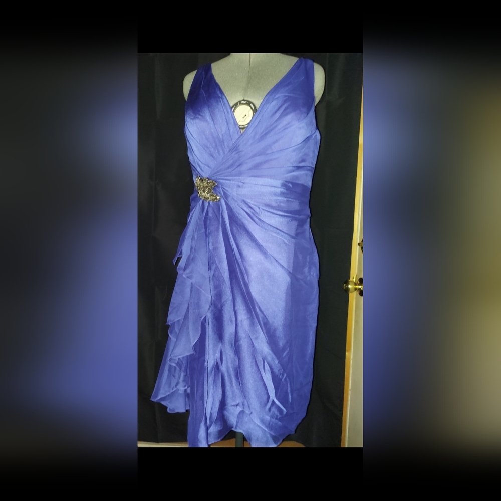 Enzoani Dress Style D16 Blue-ink NWT